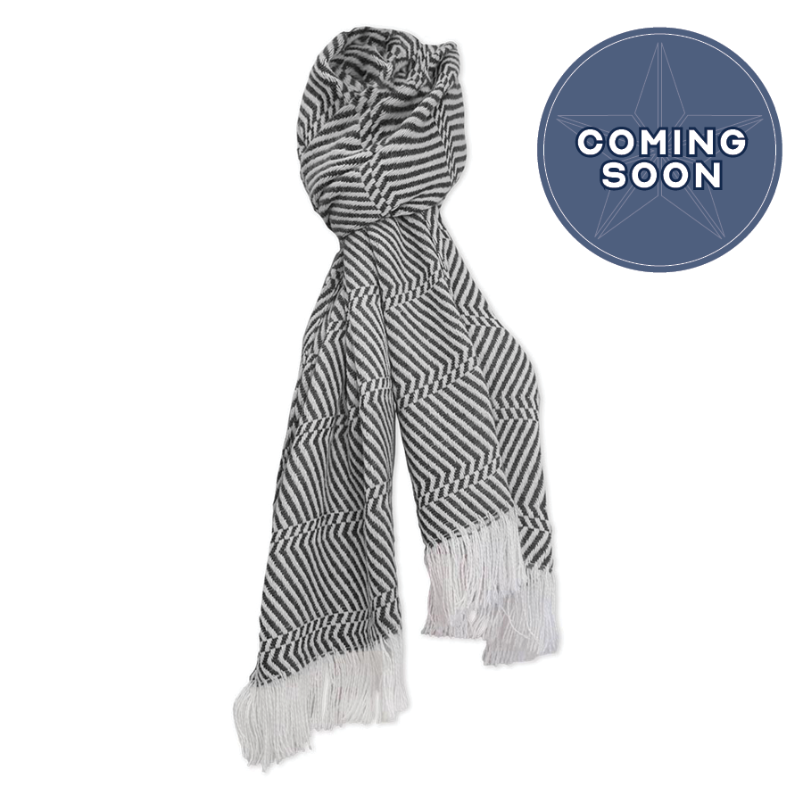 North Star Herringbone Stripe Scarf Faribault Mill 