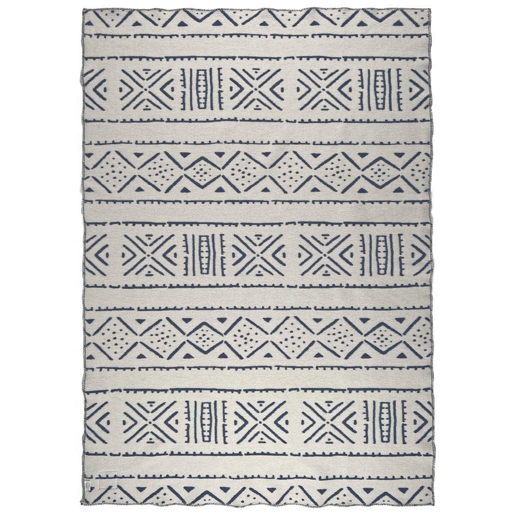 Tayo Onadein Kuba Wool Throw Blanket Faribault Mill