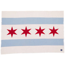 Chicago Flag Wool Throw – Faribault Mill