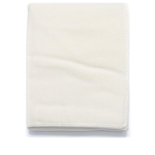 Factory Second Pure Simple Wool Blanket Bone White Faribault