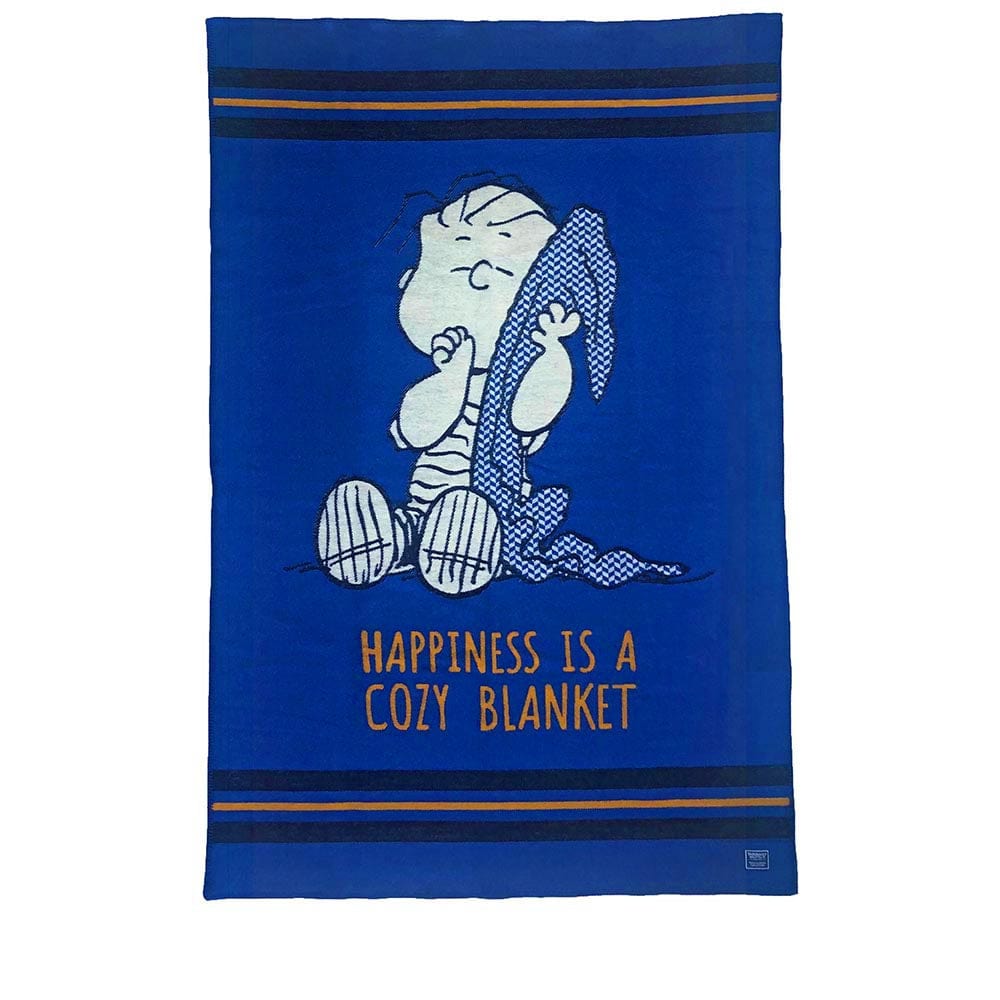 Peanuts Linus Wool Throw Blanket Faribault Mill