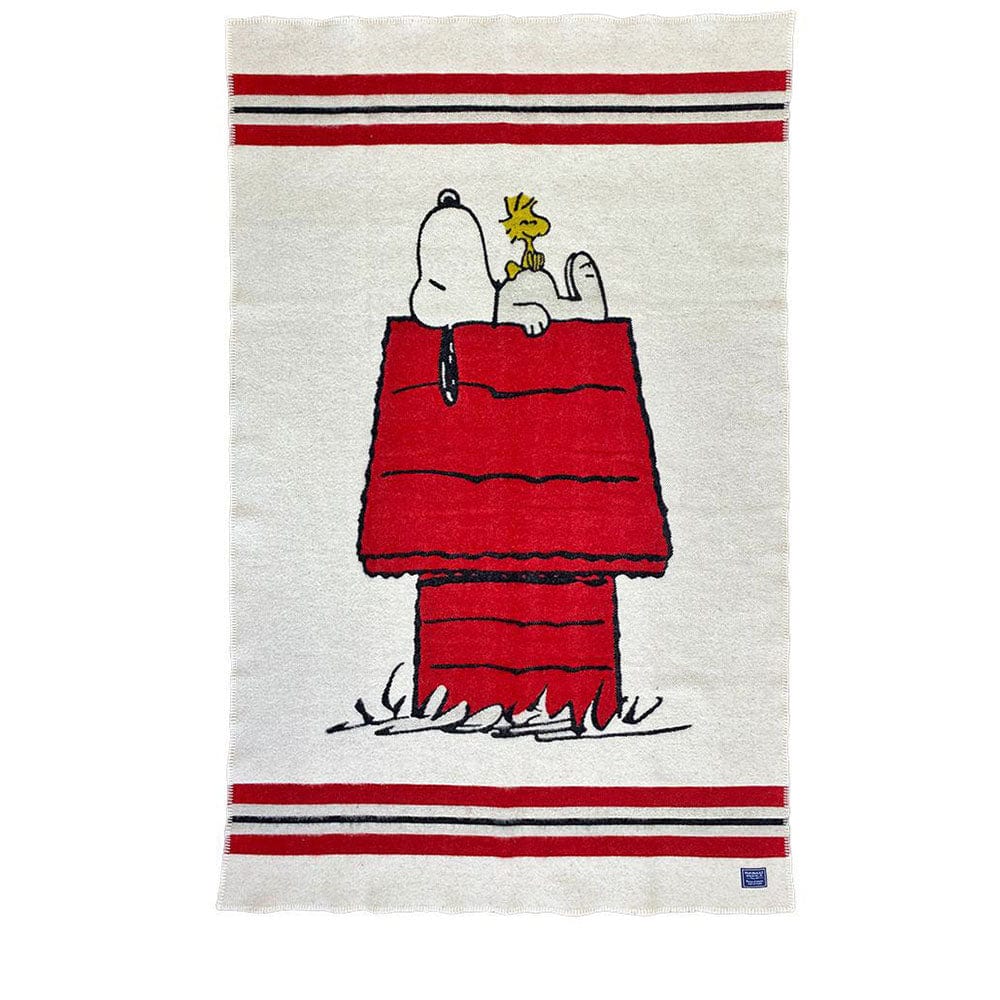 Snoopy House Wool Throw Blanket – Faribault Mill